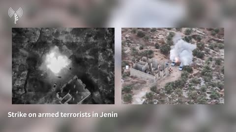 Attached is a video of the aerial strike on the terrorist cell: