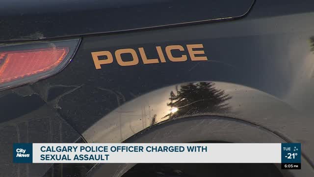 Calgary police officer charged with sexual assault