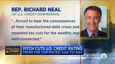 The U.S. Credit Rating Has Been Downgraded from AAA to AA+ — Fitch Cites an ‘Erosion of Governance’