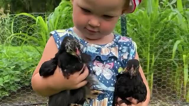 She loves caring for her animals ♥️