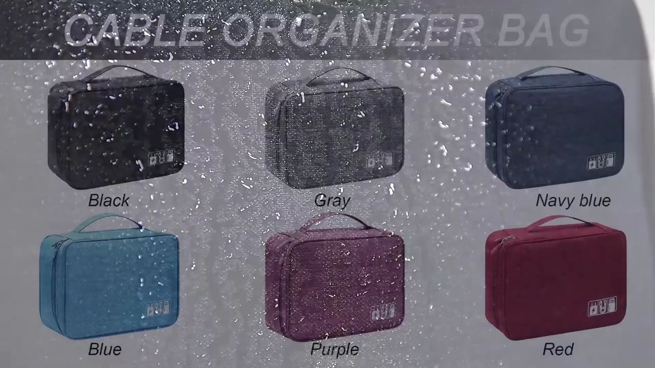 VOCUS Electronics Organizer Travel Cable Organizer Bag.