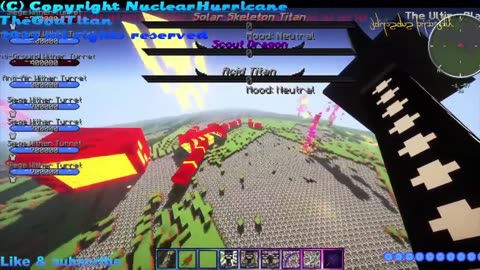 Minecraft Rulecraft Ep 2028 Nuclear vs holy ender colossus & solar skeleton titan Pri