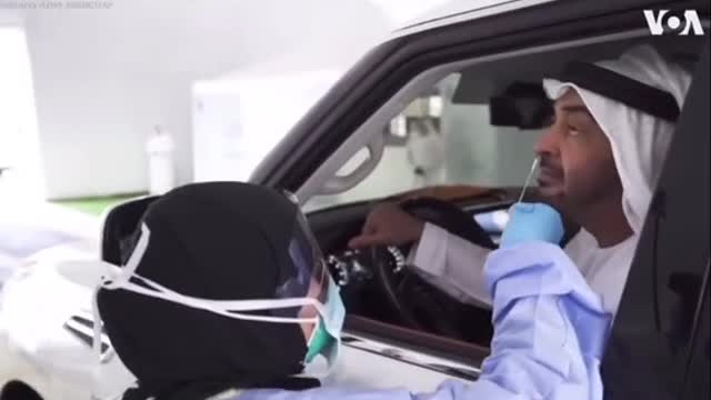 “Dubai Prince ”Gets Corona Test in His Luxuary Car