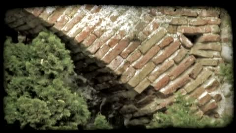 Italian Architecture 6. Vintage stylized video clip