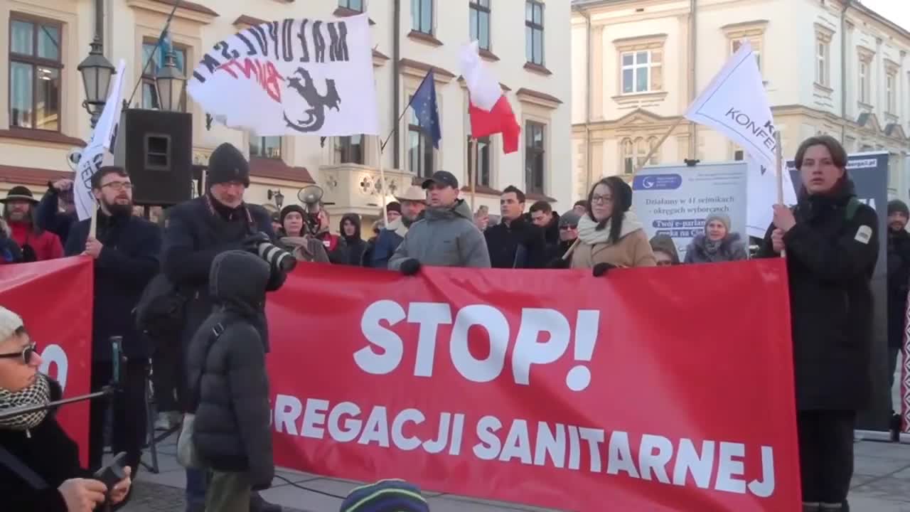 PILNE! Braun, Sumliński, Rola i inni! Mega protest przeciwko segregacji i przymusowi $zczepień!