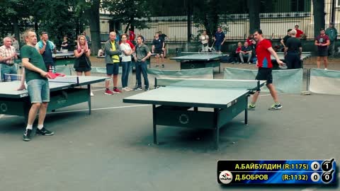 BAYBULDIN - BOBROV RUSSIAN Championship table tennis настольный теннис