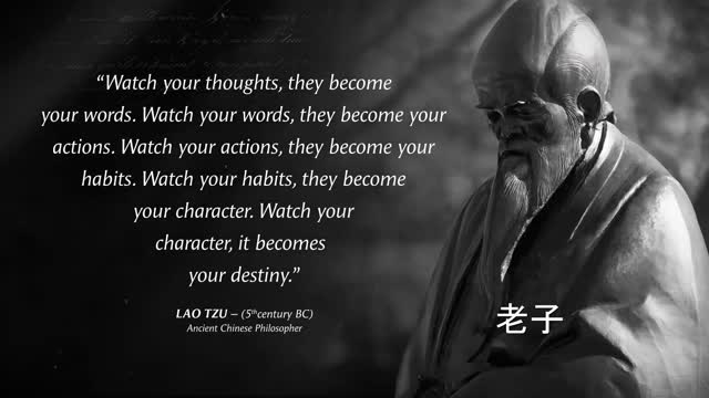 Lao Tzu's Quotes which are better known in youth to not to Regret in Old Age