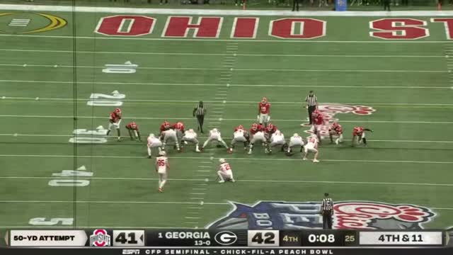 2022 Peach Bowl final play(Titanic Edition).