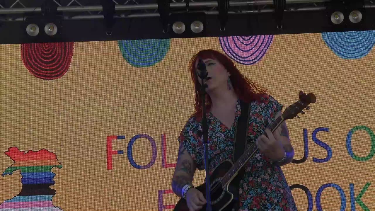 Cardiff Gay LGBTQIA+ Pride 2022 Opening main stage