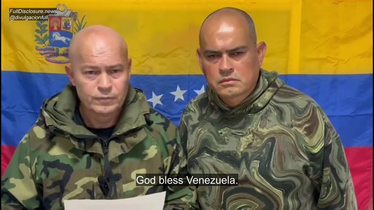 07/30/24 Two Members of Venezuelan Military Make an Announcement