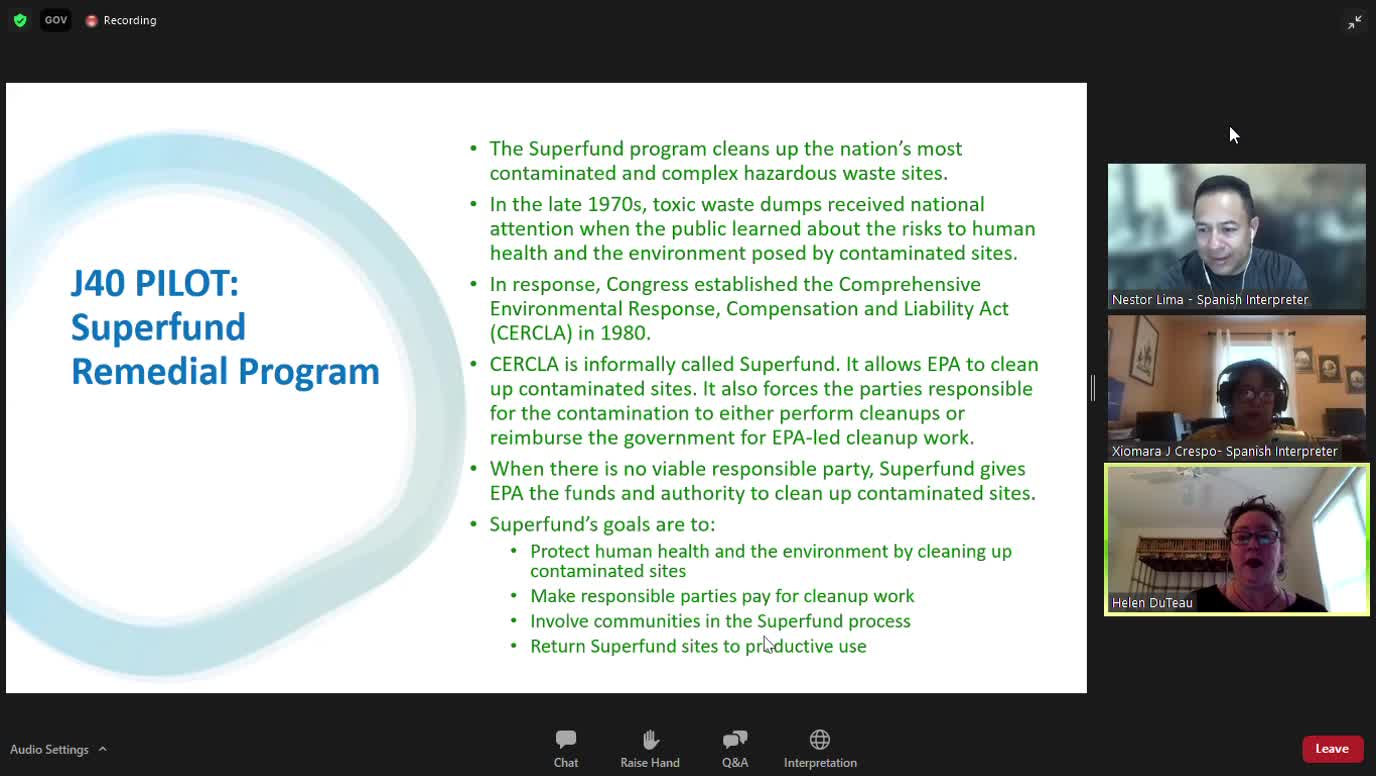 EPA National Environmental Justice