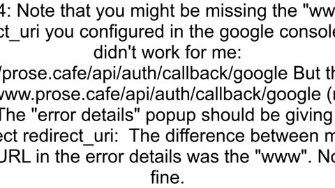 nextauth google provider doesn39t work at Access blocked This apps request is invalid