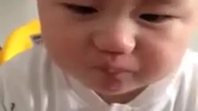 How cute Baby Feels Lemon Taste Funny Video Must watch