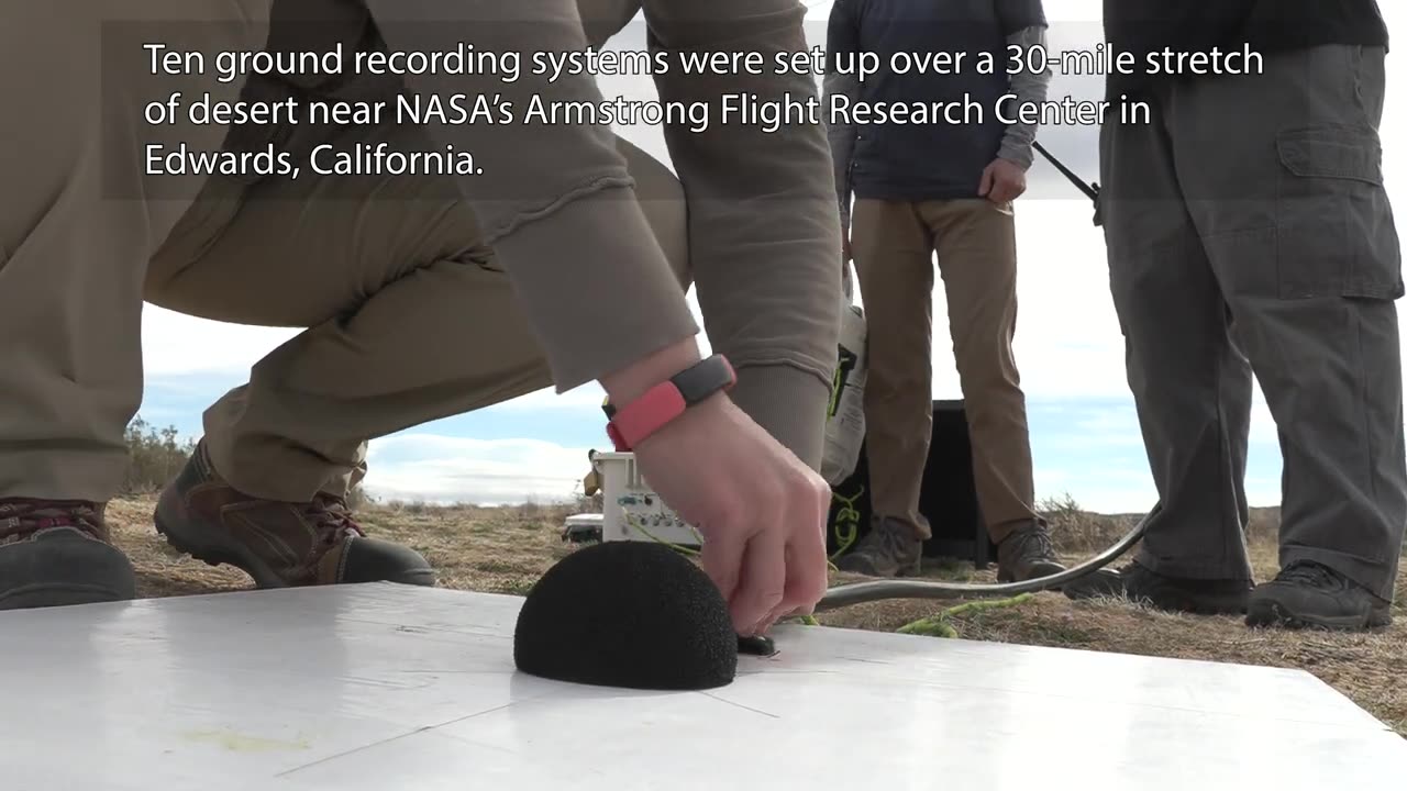 NASA Tests Ground Recording Equipment for X-59’s Future Quiet Supersonic Flights