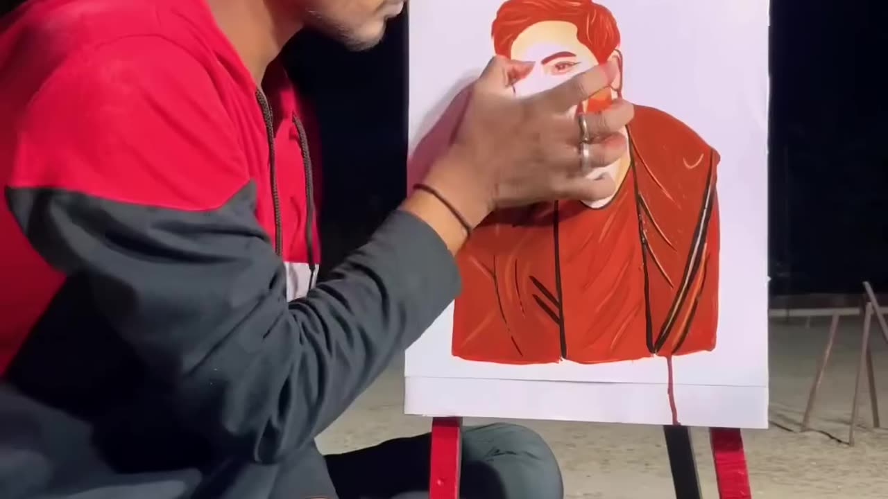 Waw seni lukis yang indah