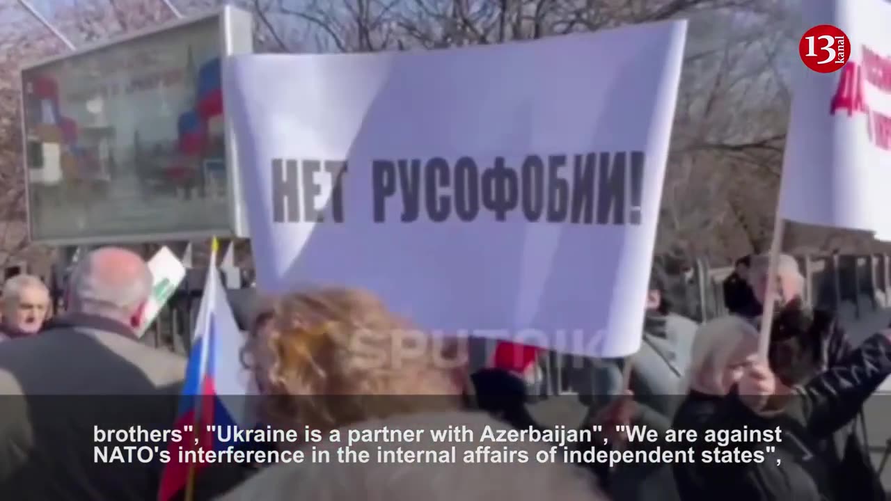 Armenians held pro-Russian rally in Yerevan - "I support Russia, I support Putin”