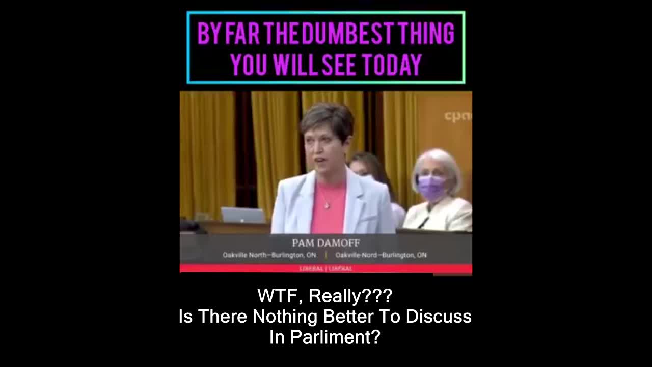 Wake Up Canada News - WTF, Really??? Nothing Better To Discuss In Parliament??