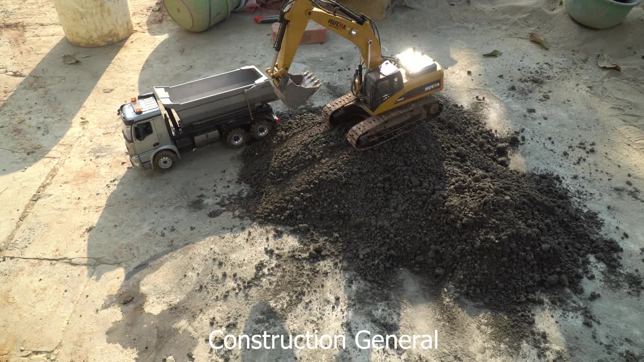 Making Roads With Mini Machines - Excavators-Dozers-Rollers-Trucks