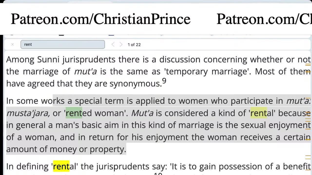 Christian Prince Can one woman be a witness in the court