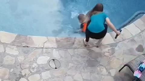 The kid was going to success