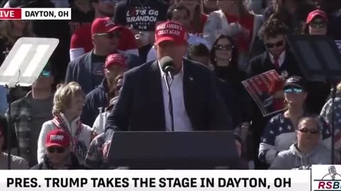 President Donald J. Trump kicks off Ohio rally by honoring the Jan. 6 "hostages"