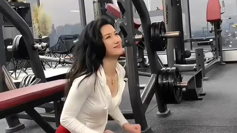 Girl gym video