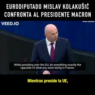 Emanuel Macron får Verbale Tæsk(Vaccine død)