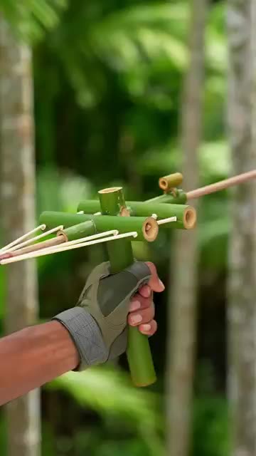 Bamboo new Creations of Slingshots