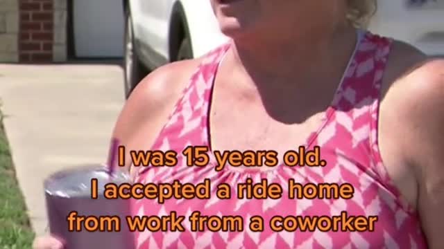 was 15 yeans aecepted a home from work from a coworker