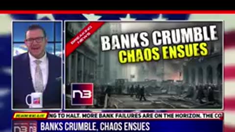 BANKS CRUMBLE, CHAOS ENSUES