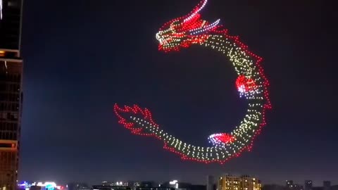 China Dragon Drone Display