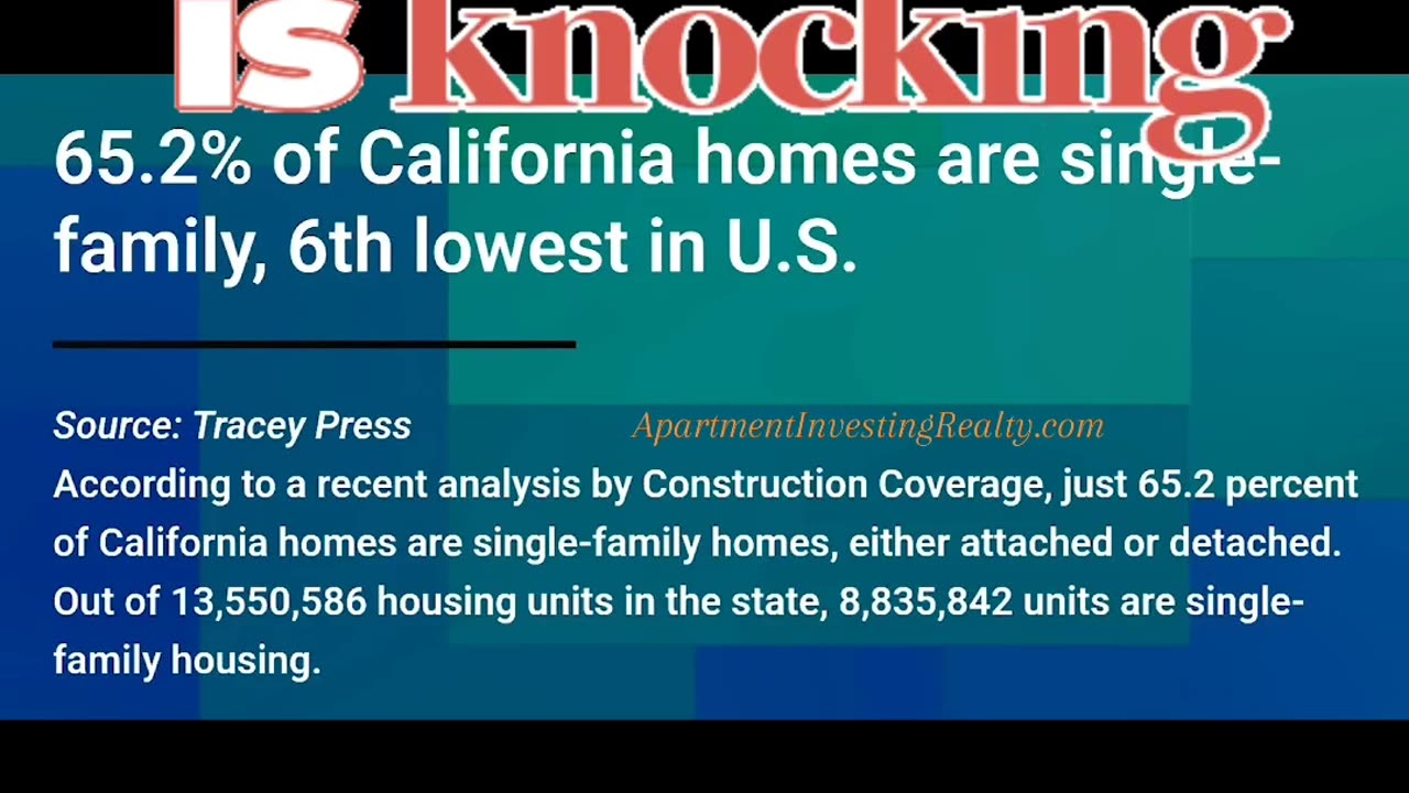 California: 34.8% Apartment Supply Sparks Investor Opportunity