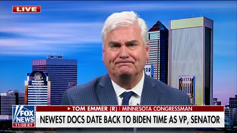 Biden looks like a serial classified document hoarder Rep. Emmer