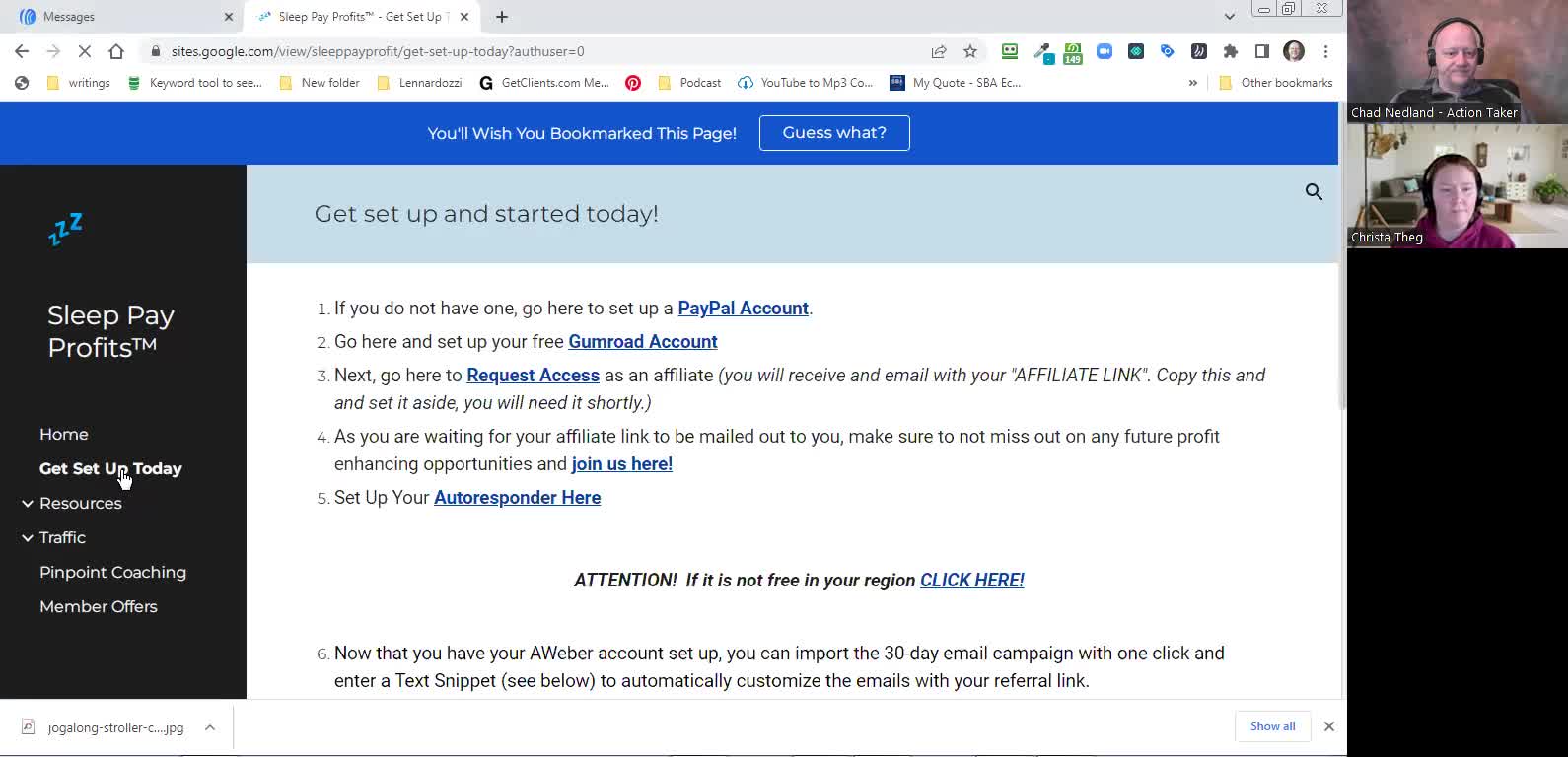 How to transition to new updates for Sleep Pay Profit™