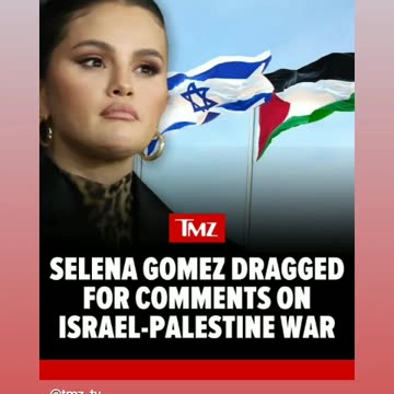 Selena gomez cannot decide Israel and Palestine 11/4/23