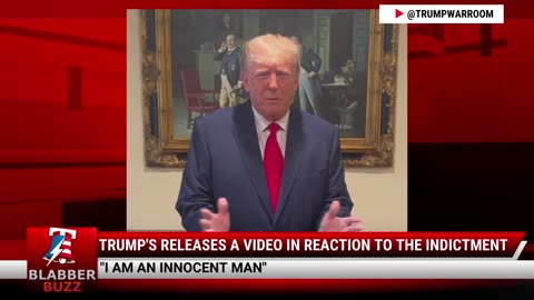 Trump's Releases A Video In Reaction To The Indictment