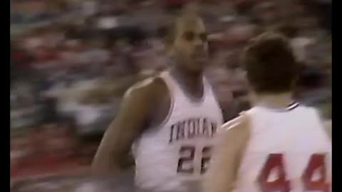 March 12, 1987 - Fairfield vs. Indiana University (Tournament Game, Hoosier Dome)