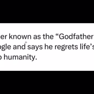Google ai master quits out of guilt. Still goin to hell lol