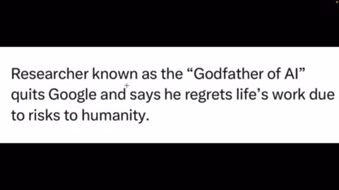 Google ai master quits out of guilt. Still goin to hell lol