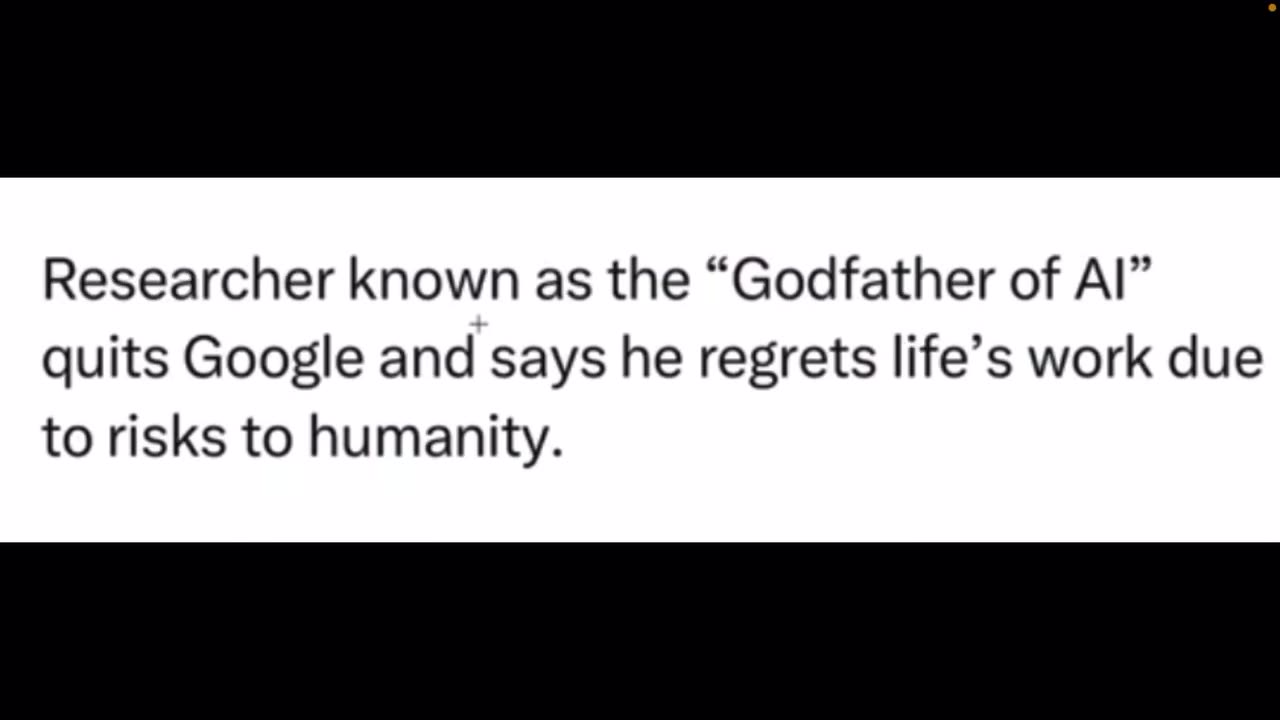 Google ai master quits out of guilt. Still goin to hell lol