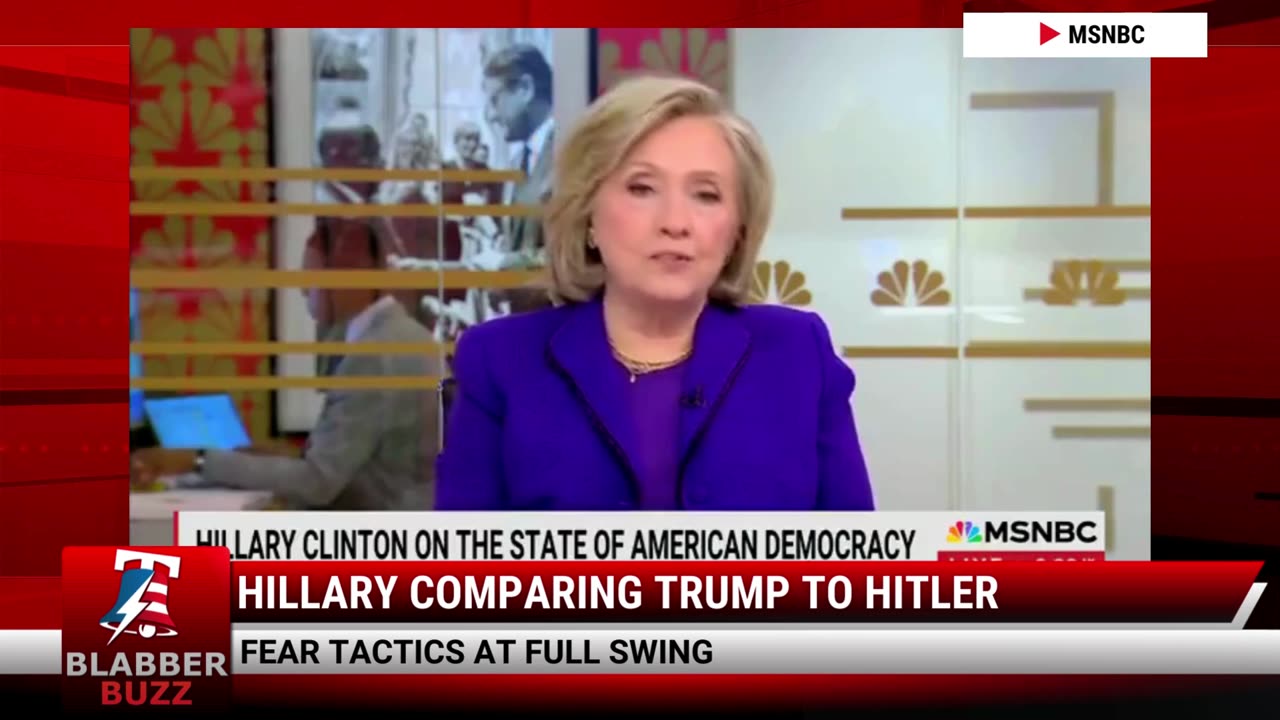 Hillary Comparing Trump To Hitler