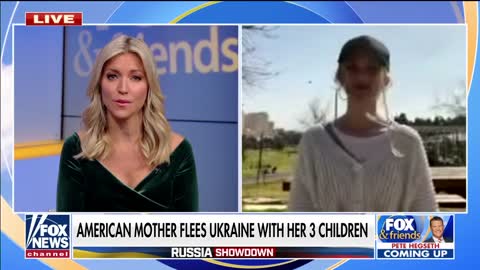 American family flees Ukraine in 24-hour period