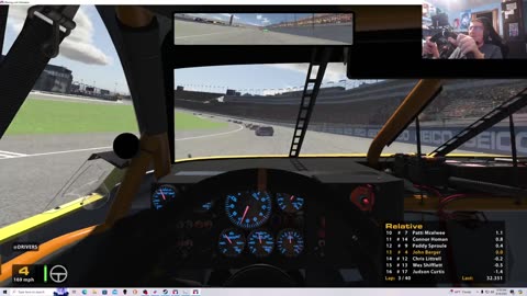 iRacing D Fixed ARCA Menards Series from Las Vegas 8/18/24. Desert Drive.