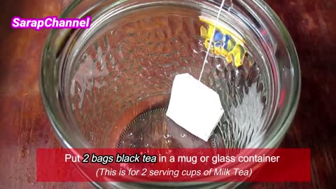 How to make Milk Tea Recipe | Boba Milk Tea