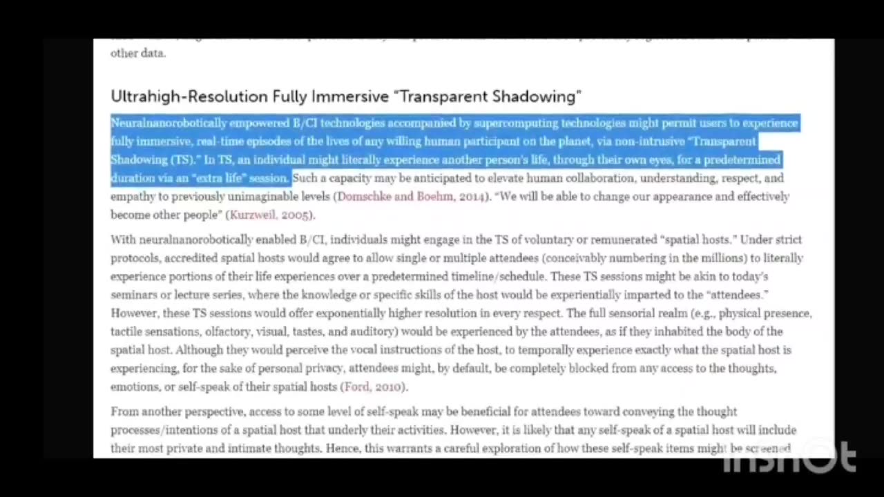 The Sentient World Simulation (SWS) vs. Targeted Individuals