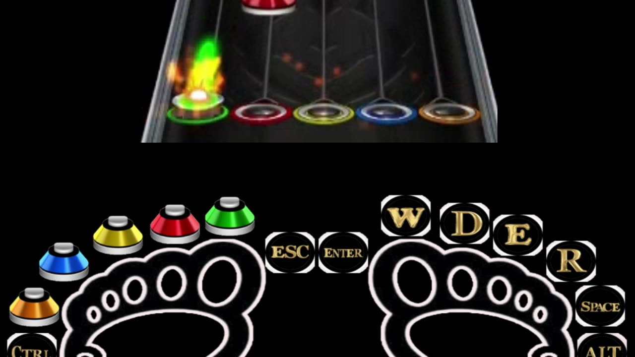 Guitar Hero II 👣 Clone Hero 👣Foot Exercise 👣 足部运动 👣 발 운동 👣 упражнение на ногу 👣 (16)
