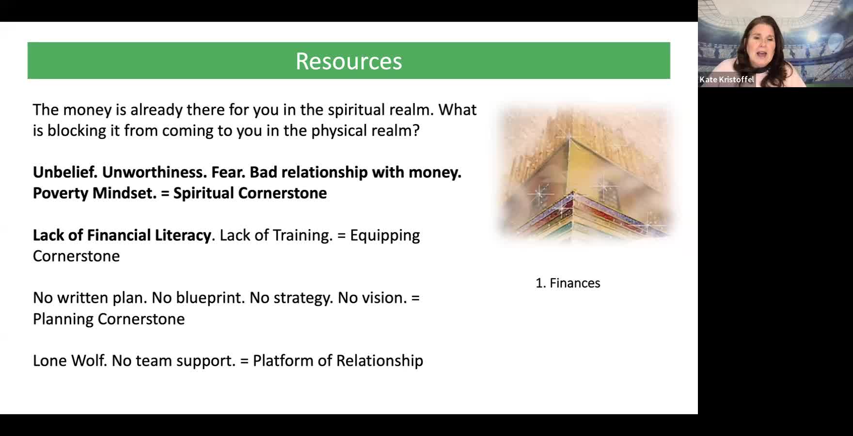 Sustainable Villages - Foundation Building Process - Part 5 - Resources Cornerstone