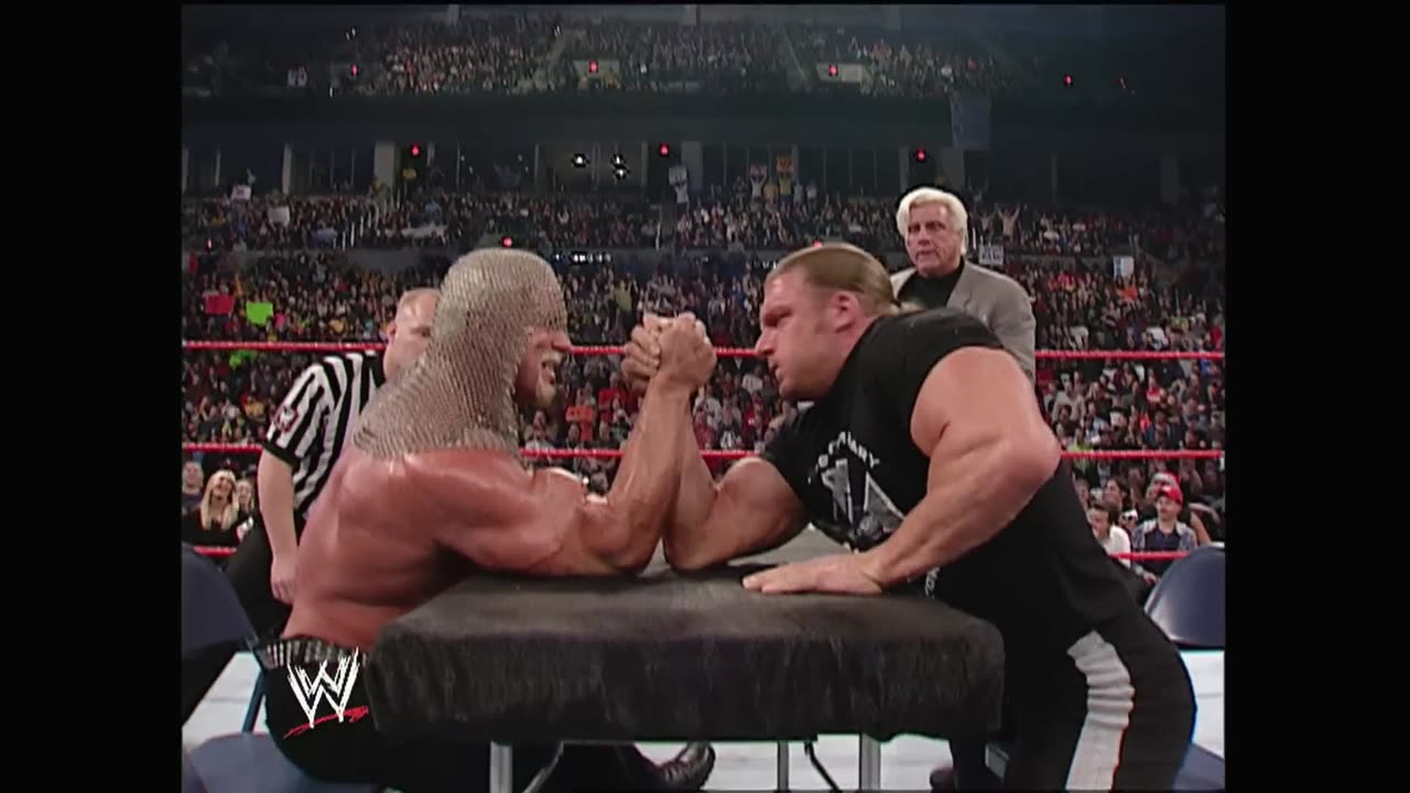 Scott Steiner vs. Triple H Arm Wrestling Match