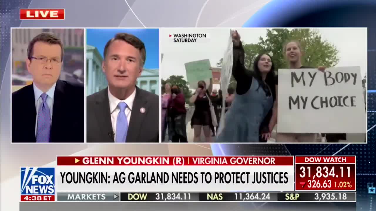 Youngkin Says Justice Dept Must Enforce The Law And Protect SCOTUS Judges