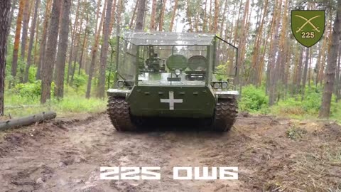 This MT-LB is a trophy of the fighters of the 225th Separate Assault Brigade,